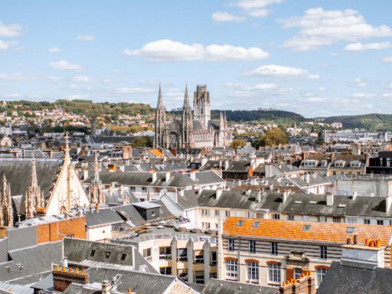 vue sur la ville de Rouen