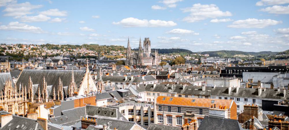 vue sur la ville de Rouen